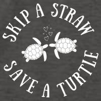 Skip A Straw Save A Turtle Cute Turtle Graphic Gift Vector Backpack