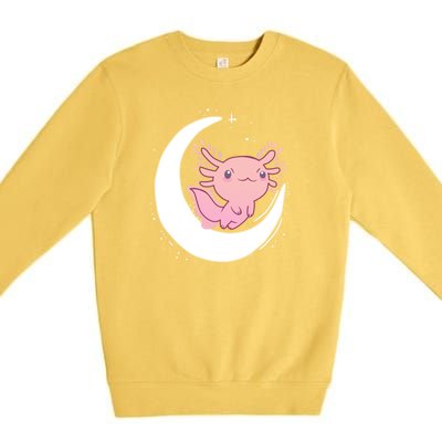 Space Axolotl Premium Crewneck Sweatshirt