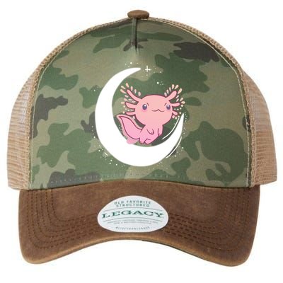 Space Axolotl Legacy Tie Dye Trucker Hat