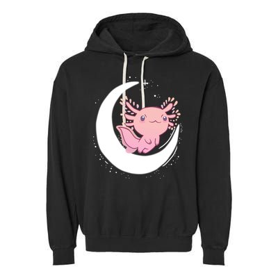 Space Axolotl Garment-Dyed Fleece Hoodie