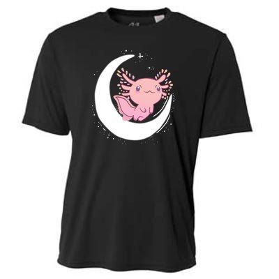 Space Axolotl Cooling Performance Crew T-Shirt