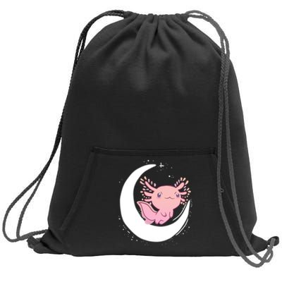 Space Axolotl Sweatshirt Cinch Pack Bag