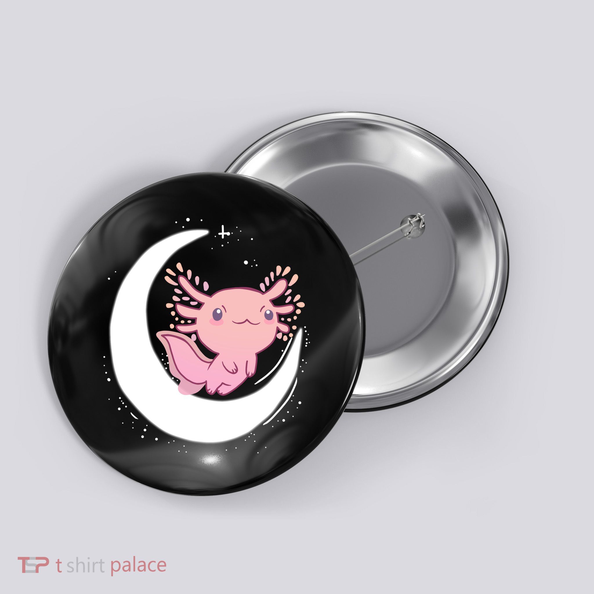 Space Axolotl Button