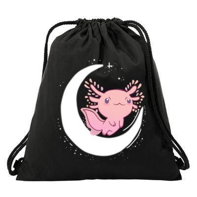 Space Axolotl Drawstring Bag