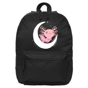 Space Axolotl 16 in Basic Backpack