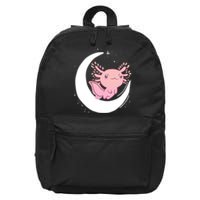 Space Axolotl 16 in Basic Backpack