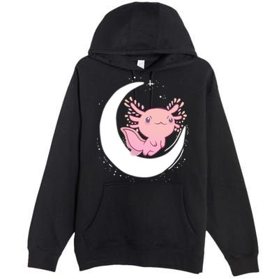 Space Axolotl Premium Pullover Hoodie