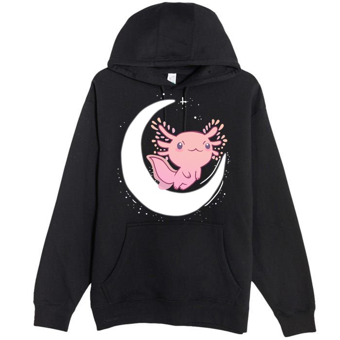 Space Axolotl Premium Pullover Hoodie