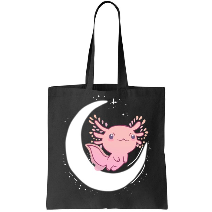 Space Axolotl Tote Bag