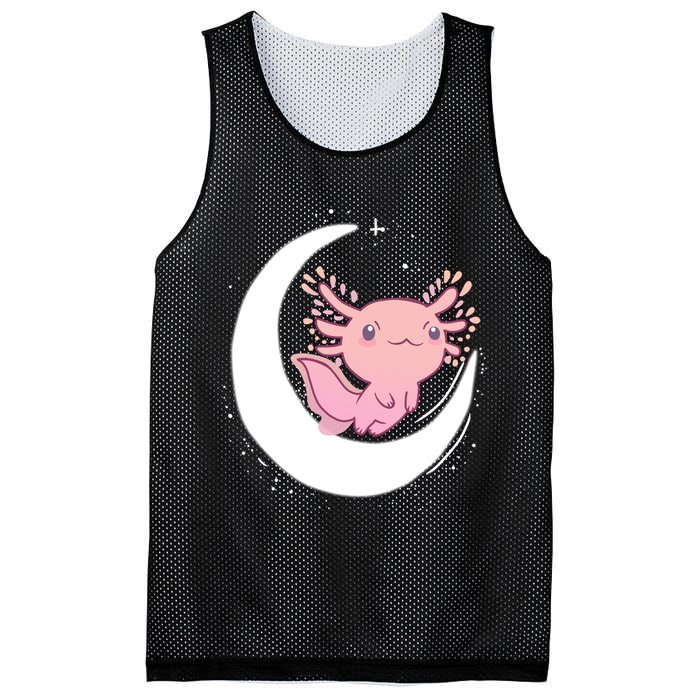 Space Axolotl Mesh Reversible Basketball Jersey Tank