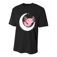 Space Axolotl Youth Performance Sprint T-Shirt