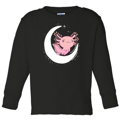 Space Axolotl Toddler Long Sleeve Shirt