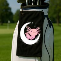 Space Axolotl Golf Towel