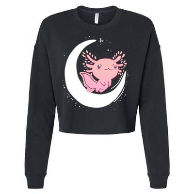 Space Axolotl Cropped Pullover Crew