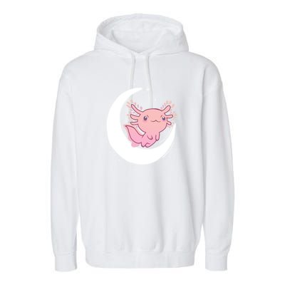 Space Axolotl Garment-Dyed Fleece Hoodie