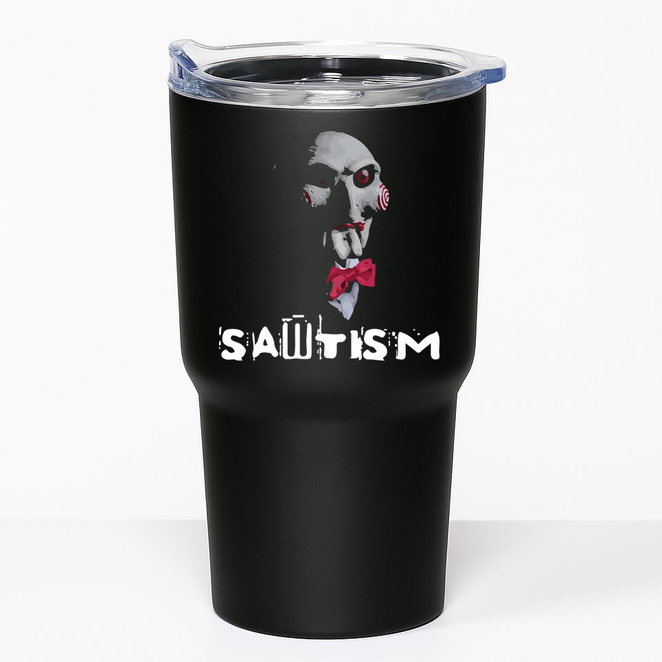 Sawtism Autism Tumbler
