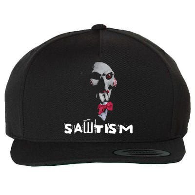 Sawtism Autism Wool Snapback Cap