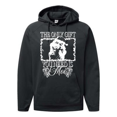 Sage And Sprout Store The Only Gift You Need Is Moi Performance Fleece Hoodie