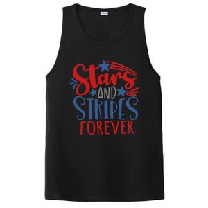 Stars And Stripes Forever Gift For Fourth Of July Gift PosiCharge Competitor Tank