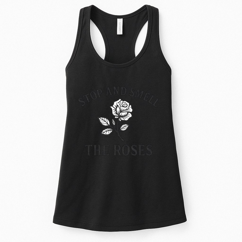 Stop and Smell the Roses Womens Tank Top