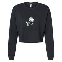 Stop and Smell the Roses Cropped Pullover Crew