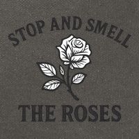 Stop and Smell the Roses Cotton Canvas Backpack