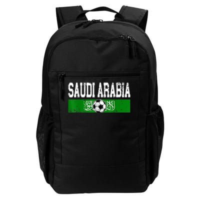 Saudi Arabia Saudis Flag Soccer Jersey Football Lovers Daily Commute Backpack