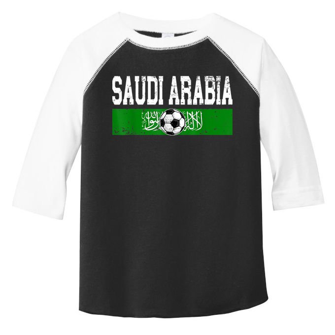 Saudi Arabia Saudis Flag Soccer Jersey Football Lovers Toddler Fine Jersey T-Shirt