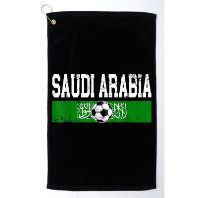 Saudi Arabia Saudis Flag Soccer Jersey Football Lovers Golf Towel