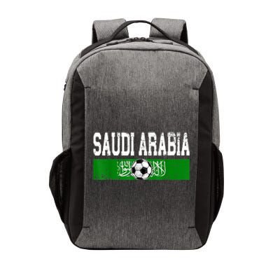 Saudi Arabia Saudis Flag Soccer Jersey Football Lovers Vector Backpack