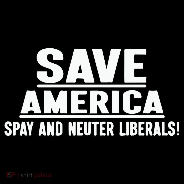 Save America Spay And Neuter Liberals Sustainable Bucket Hat