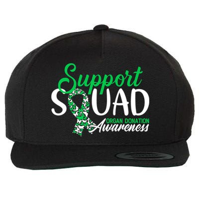 Support Awareness Squad I Transplant Survivor Organ Donation Premium Wool Snapback Cap