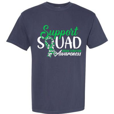 Support Awareness Squad I Transplant Survivor Organ Donation Premium Garment-Dyed Heavyweight T-Shirt