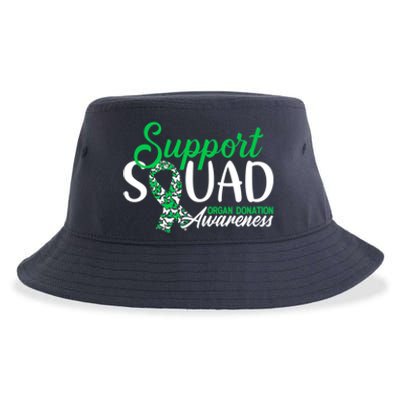 Support Awareness Squad I Transplant Survivor Organ Donation Premium Sustainable Bucket Hat