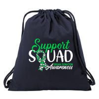 Support Awareness Squad I Transplant Survivor Organ Donation Premium Drawstring Bag