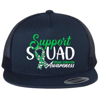 Support Awareness Squad I Transplant Survivor Organ Donation Premium Flatbill Hat