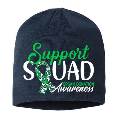 Support Awareness Squad I Transplant Survivor Organ Donation Premium Sustainable Beanie