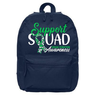 Support Awareness Squad I Transplant Survivor Organ Donation Premium 16 in Basic Backpack