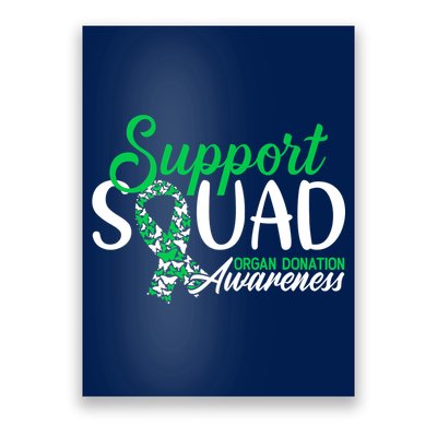 Support Awareness Squad I Transplant Survivor Organ Donation Premium Poster