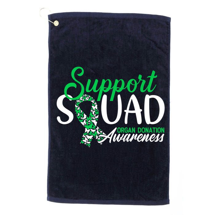 Support Awareness Squad I Transplant Survivor Organ Donation Premium Golf Towel
