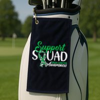 Support Awareness Squad I Transplant Survivor Organ Donation Premium Golf Towel