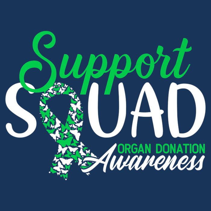 Support Awareness Squad I Transplant Survivor Organ Donation Premium Golf Towel