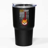 Shiba Army, Shiba Inu Coin With American Flag Tumbler