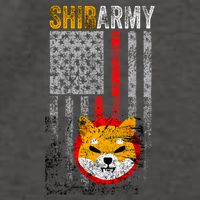 Shiba Army, Shiba Inu Coin With American Flag Vector Backpack