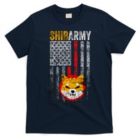 Shiba Army, Shiba Inu Coin With American Flag T-Shirt