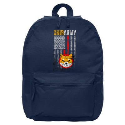 Shiba Army, Shiba Inu Coin With American Flag 16 in Basic Backpack