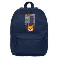 Shiba Army, Shiba Inu Coin With American Flag 16 in Basic Backpack