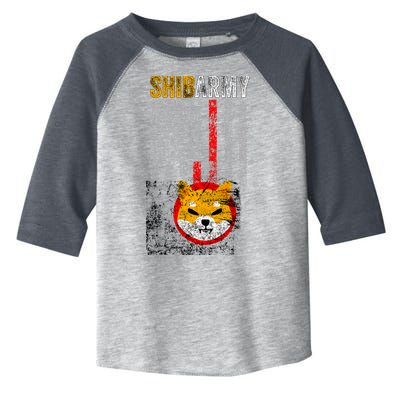 Shiba Army, Shiba Inu Coin With American Flag Toddler Fine Jersey T-Shirt