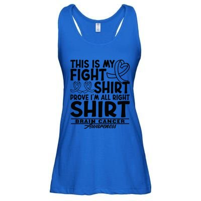 Support Awareness Squad Fight Shirt I GBM Brain Tumor Cancer Ladies Essential Flowy Tank