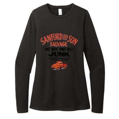 Sanford &Amp; Son Salvage Sign Womens CVC Long Sleeve Shirt